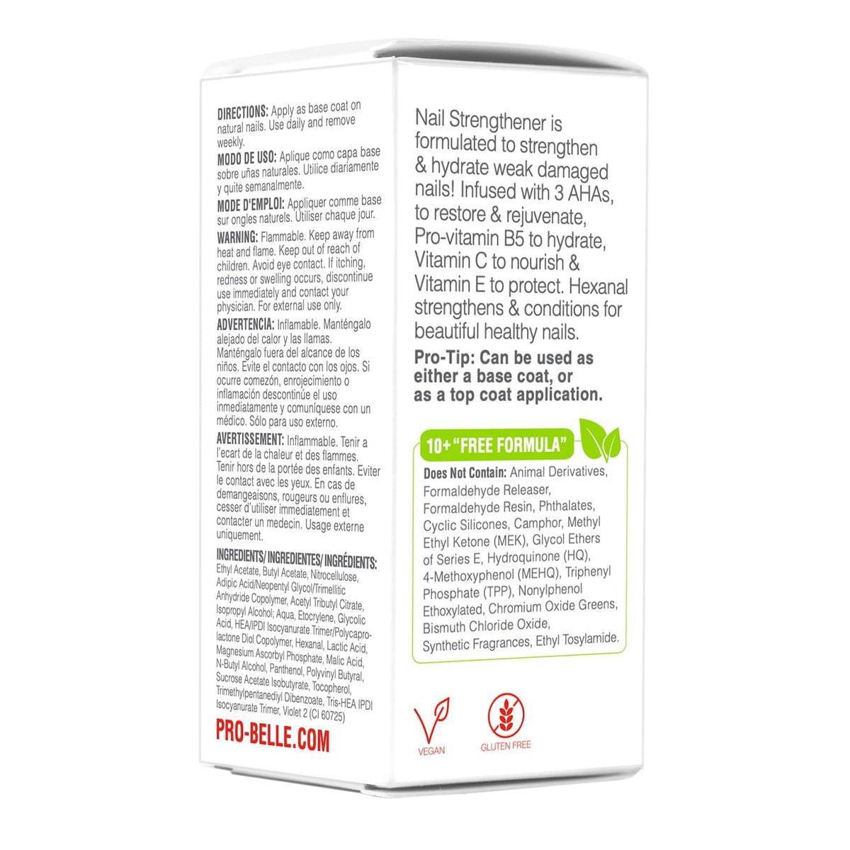 Probelle hand model at desk showing everyday protective benefit