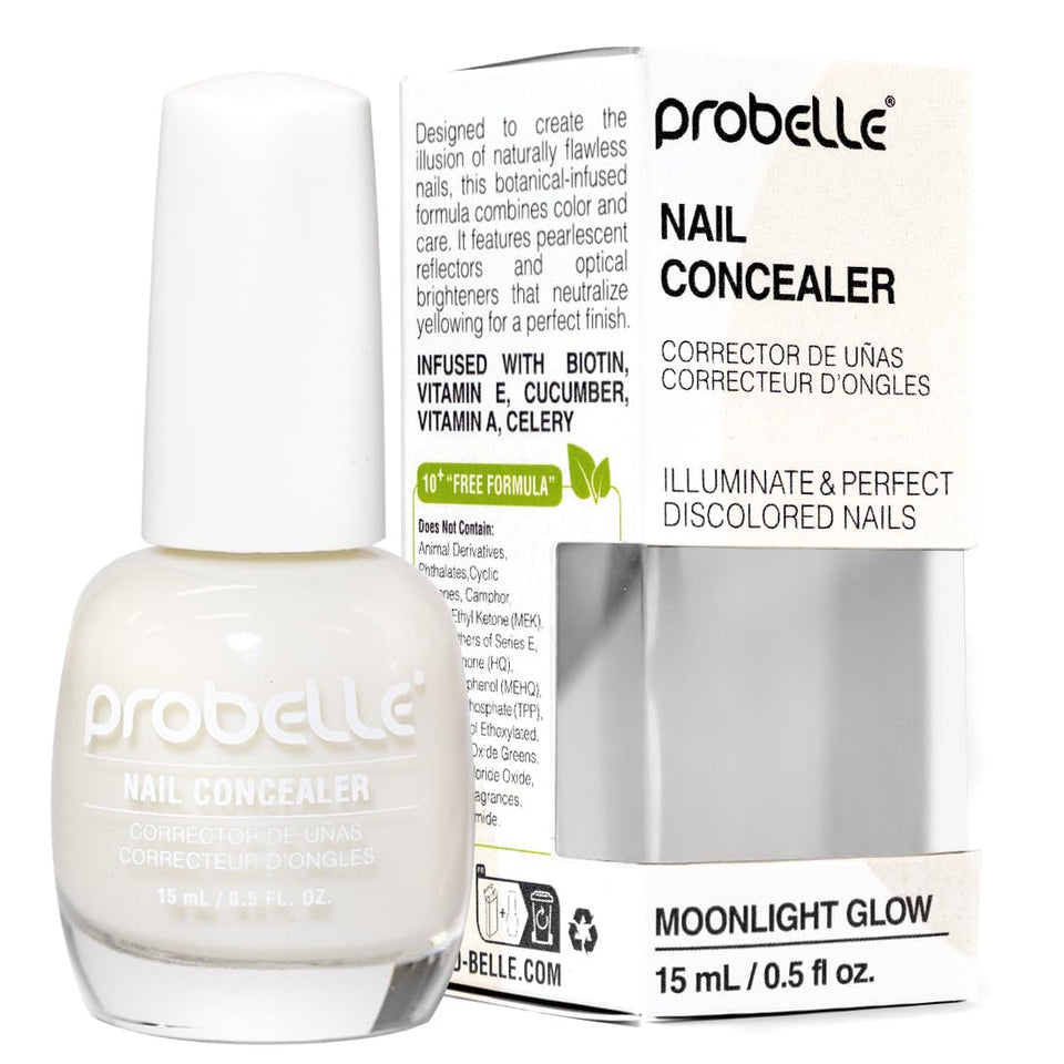 Probelle bottle front packaging showing Moonlight Glow and clean finish