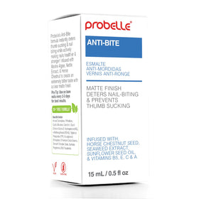 Polish remover removing Probelle, showing easy removal when desired