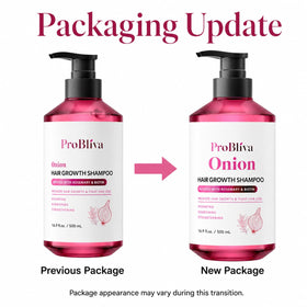 ProBliva shampoo pump action demonstrating easy dispensing benefit