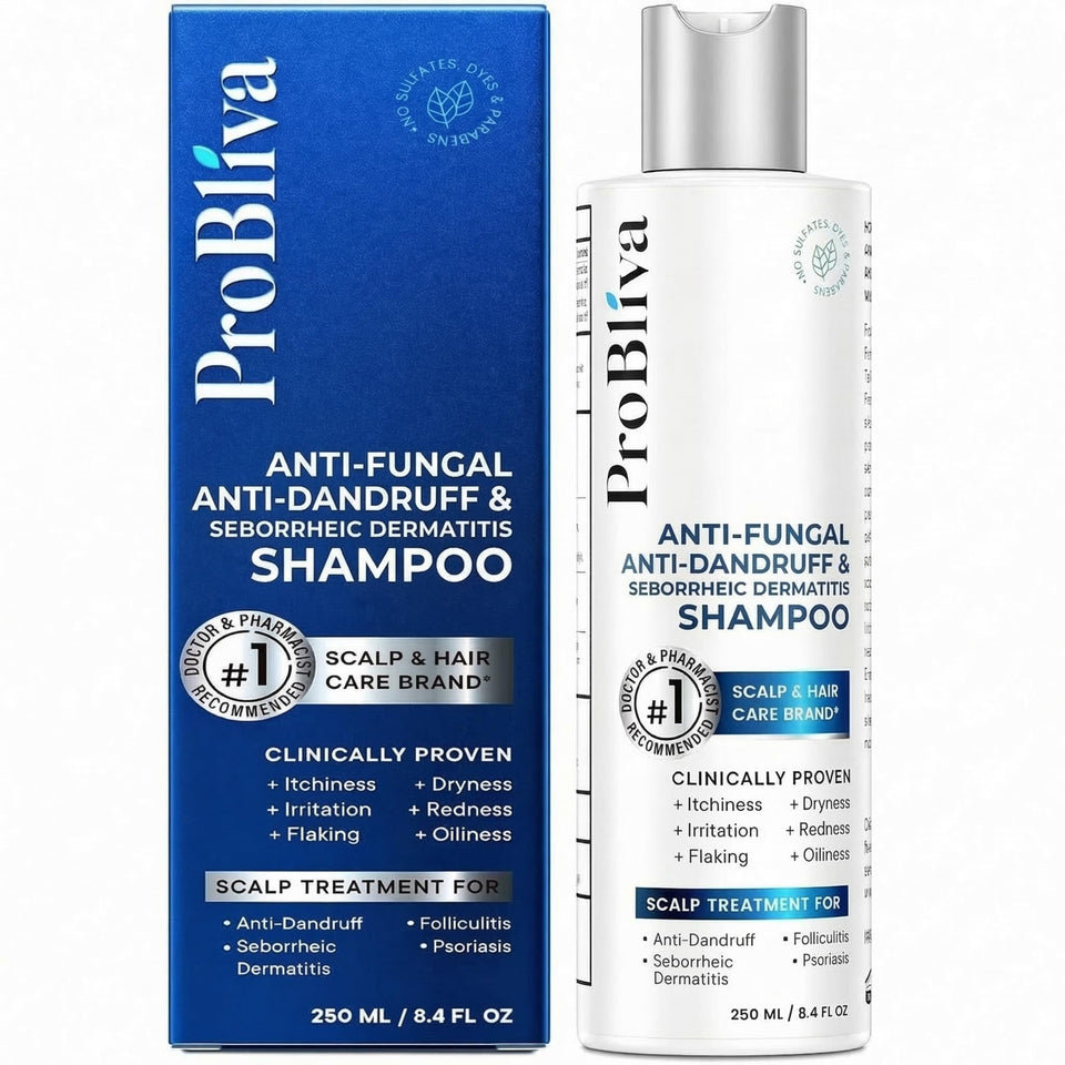 ProBliva front packaging showing product and clear benefit for scalp balance