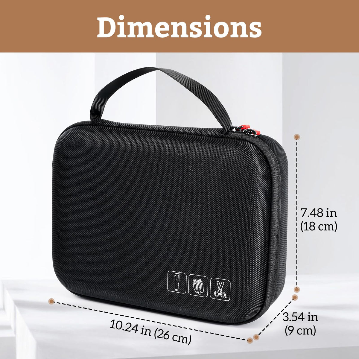 ProCase in a salon travel setup illustrating convenience for barbers on the go