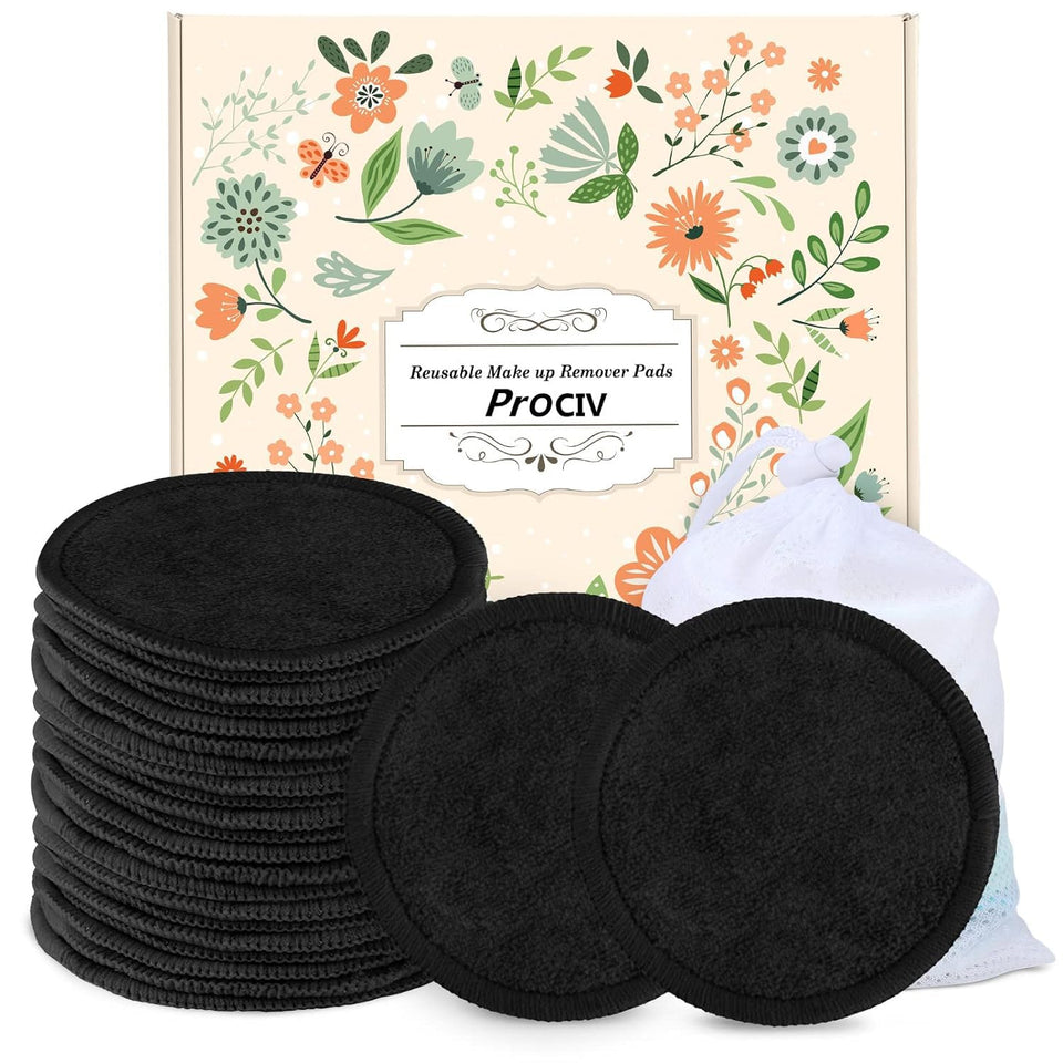 ProCIV front packaging showing 25 black reusable pads and brand