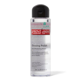 Proclaim front bottle view showing clean branding and easy-squeeze cap for convenient shine application