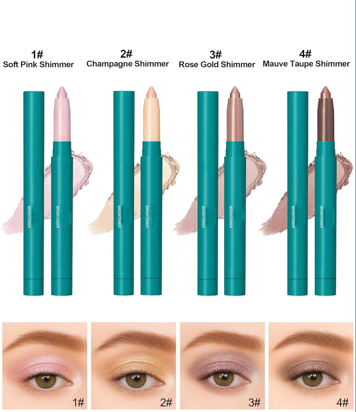ProCover color swatches on arm demonstrating shades and buildable shimmer finish