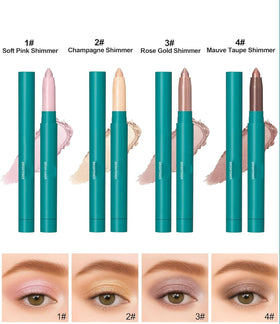 ProCover color swatches on arm demonstrating shades and buildable shimmer finish