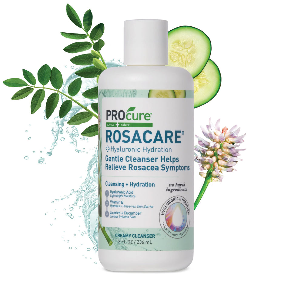 PROcure Rosacare front packaging showing calm-focused branding and benefits