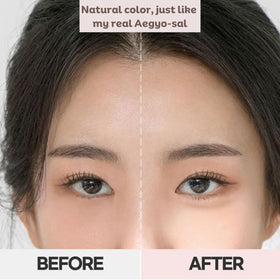 Produco thebom dual pencils close-up highlighting beige highlighter and brown shadow for precise application
