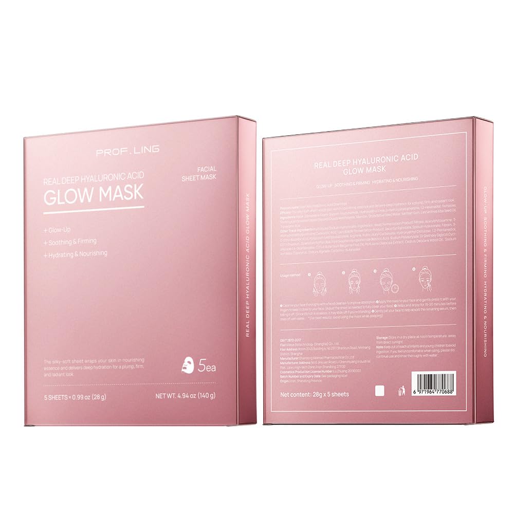 PROF.LING mask staged on bathroom vanity for self-care routine inspiration