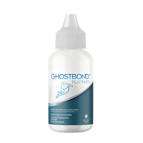 Professional Hair Labs Ghostbond Platinum front tube showing branding and size, durable hold