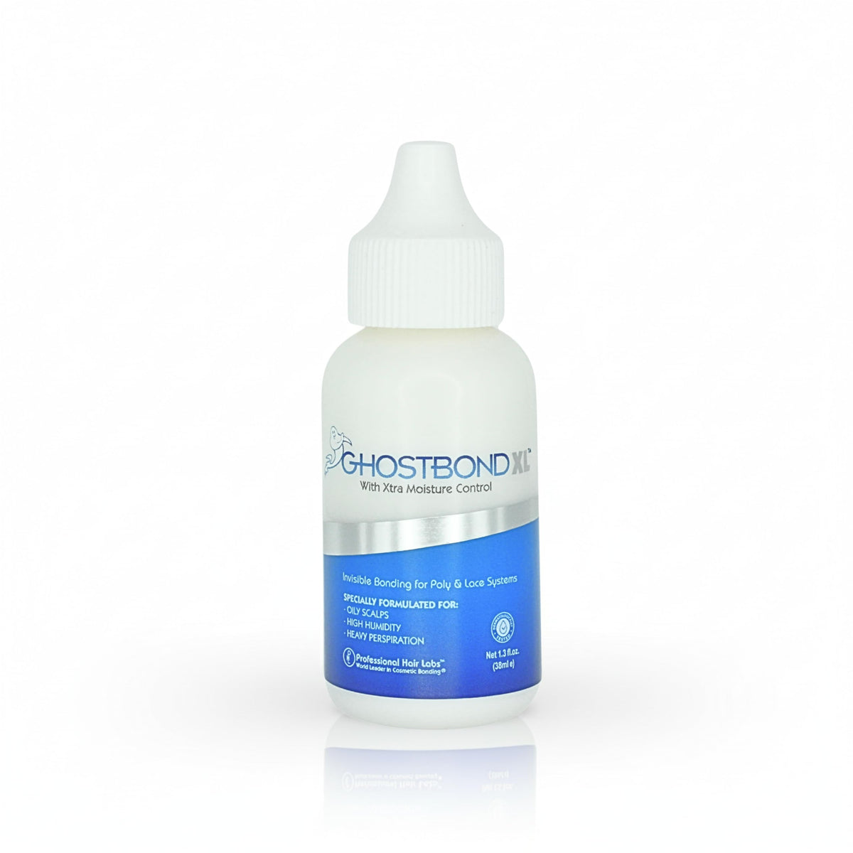 Professional Hair Labs GHOSTBOND XL front packaging showing product and size, clear branding benefit