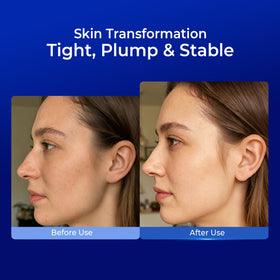 PROF.LING label close-up listing copper peptide and hyaluronic acid benefits