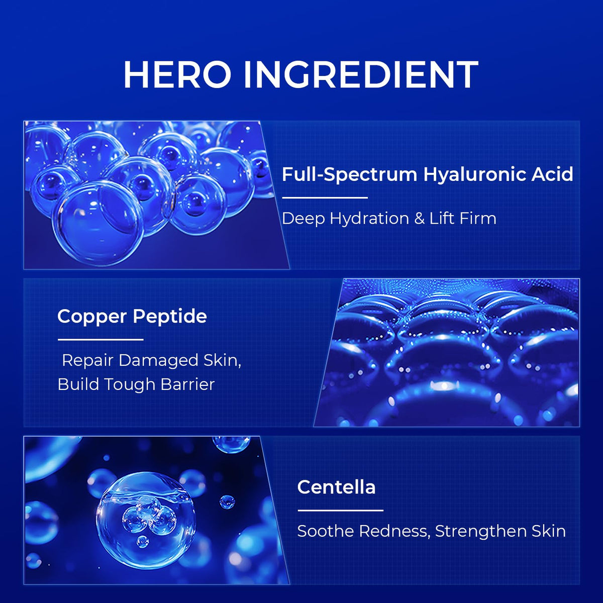 PROF.LING clear serum drop on fingertip showing lightweight hydration and plumping