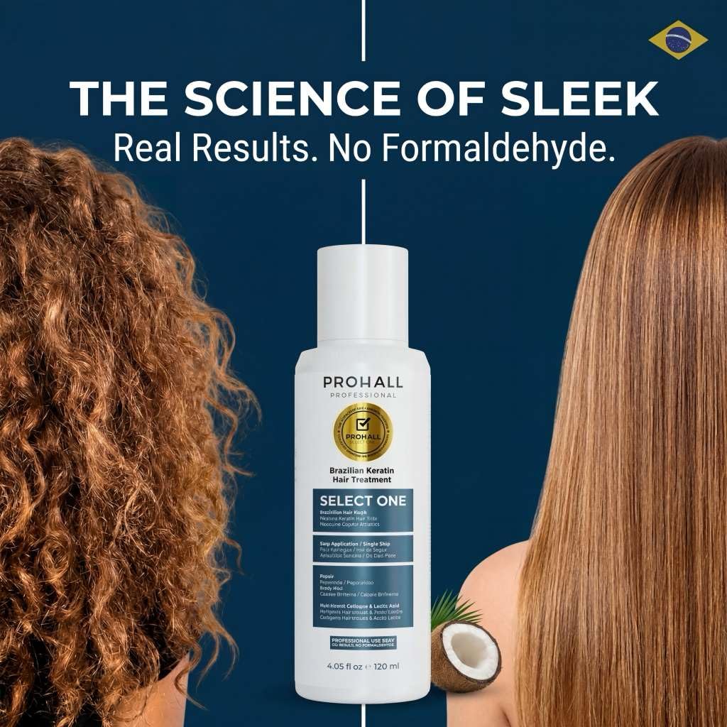 Prohall Select One key ingredients collage highlighting repair