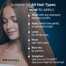 Prohall Select One jar held in hand showing compact travel size