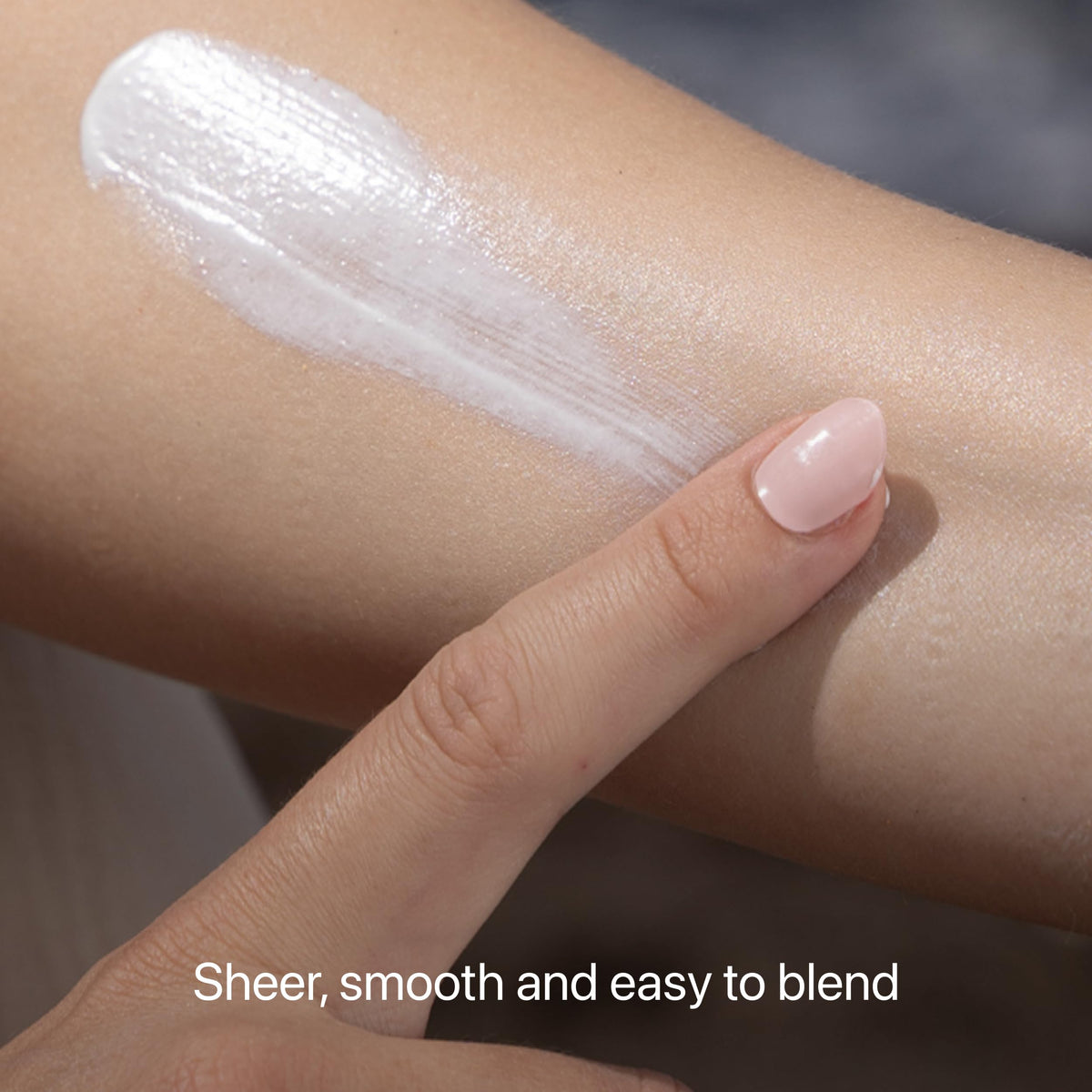 Project Reef lotion texture close-up showing smooth non-greasy finish benefit