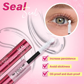 PRO LASHBEAUTY application demo placing cluster lash for easy at-home styling