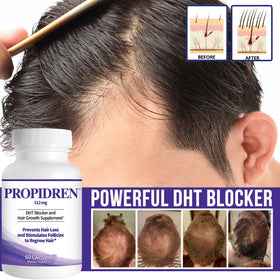 Pronexa Propidren label ingredients list emphasizing DHT-blocking botanicals