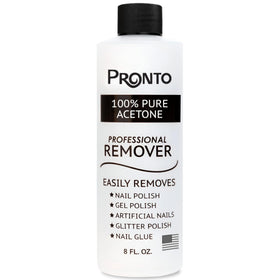 Pronto front bottle showing label and 8 fl oz volume, professional convenience