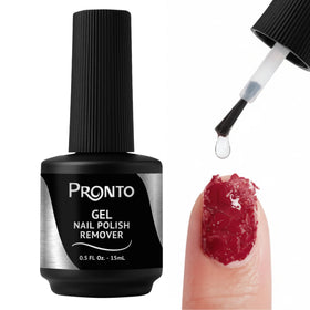Pronto front packaging showing bottle and label, fast removal benefit