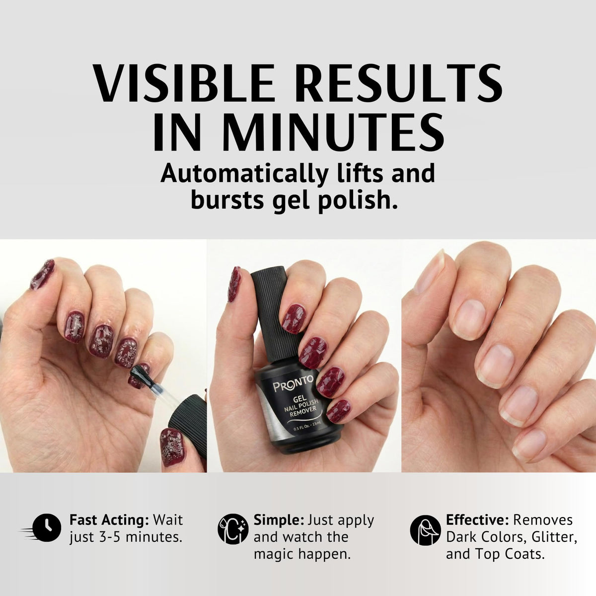 Pronto in a home nail station, enabling salon-quality at home