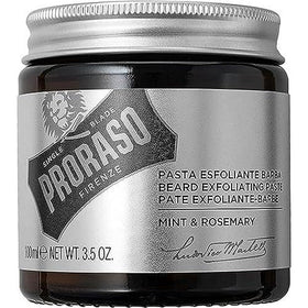 Proraso front packaging showing exfoliating beard paste and clear labeling for easy identification