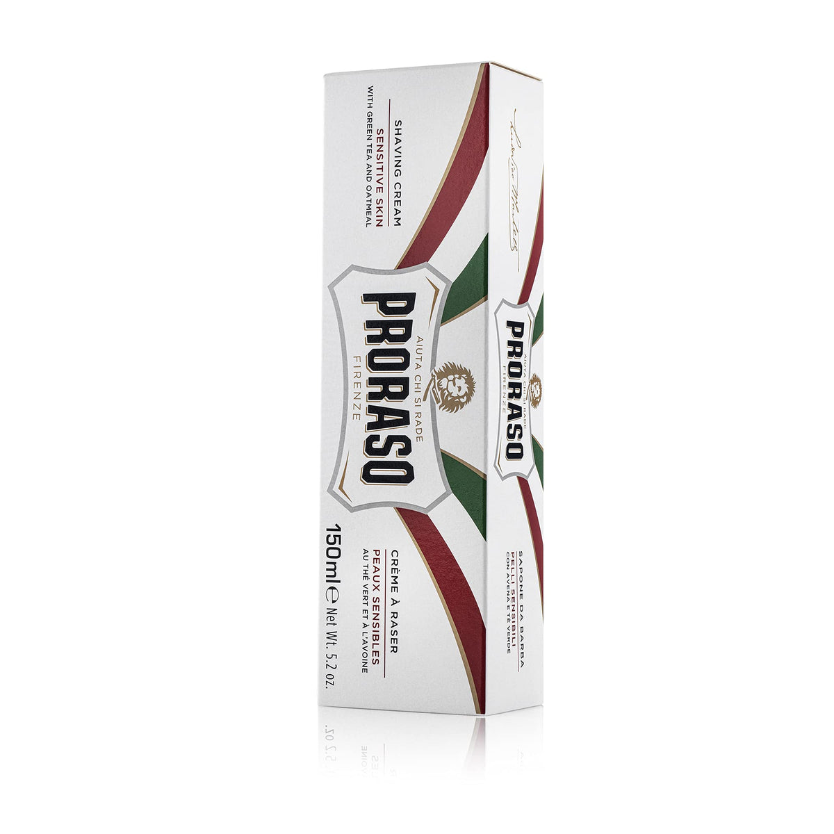 Proraso lather being built with a brush for improved razor glide and comfort