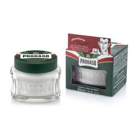 Proraso pre-shave front packaging showing label and 100 ml size for clarity