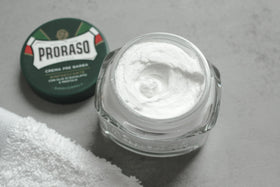 Proraso cream texture close-up highlighting smooth, non-greasy conditioning