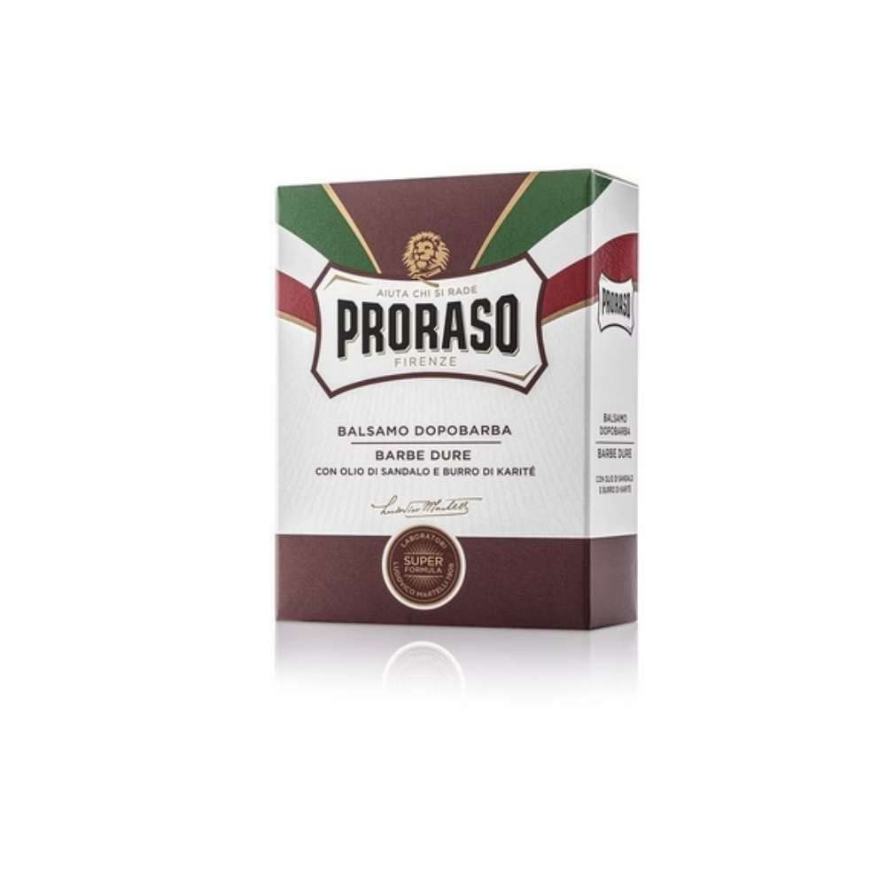 Proraso balm texture close-up highlighting creamy finish and quick-absorbing hydration benefit