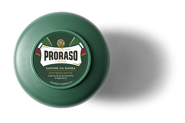 Proraso close-up dense lather highlighting cushion and glide benefit