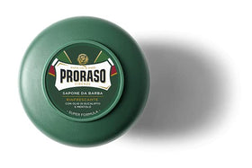 Proraso close-up dense lather highlighting cushion and glide benefit