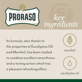 Proraso bowl next to razor for scale showing compact, travel-friendly benefit