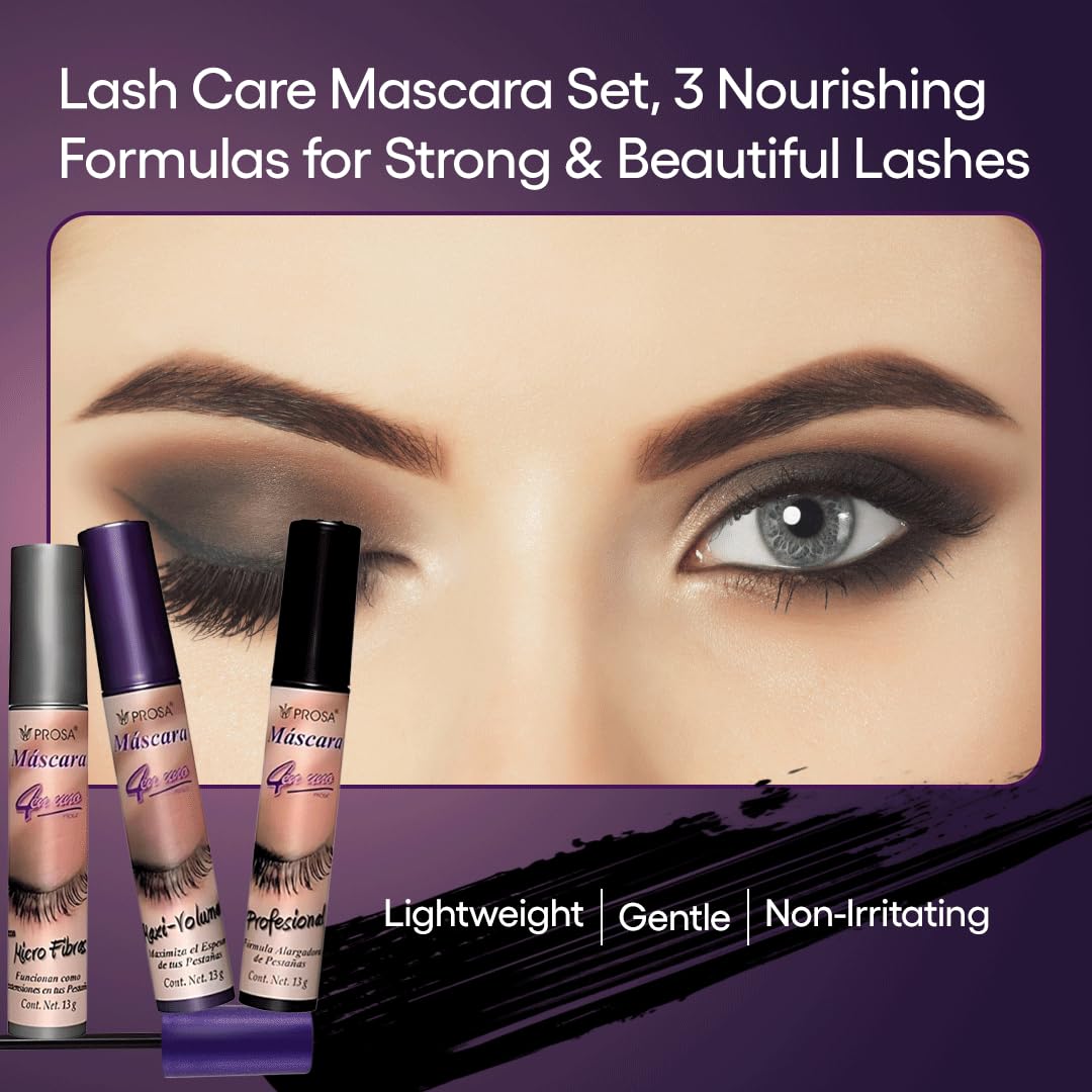 Prosa mascara wand closeup demonstrating precise brush for separation