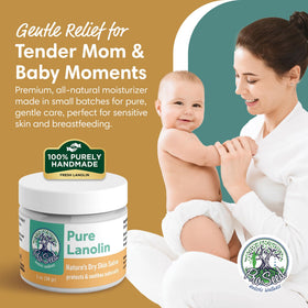 Close-up of ProSeed lanolin texture highlighting rich emollient benefit