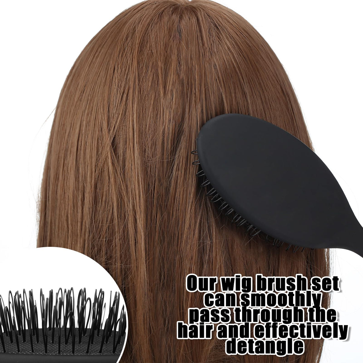 ProSuites brush and comb set arranged showing ergonomic handles and use