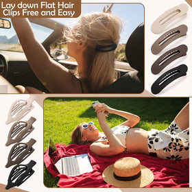ProSuites clips used in a half-up hairstyle demonstrating fast styling and low profile