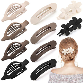 ProSuites front pack showing all ten flat hair clips and color tones for quick selection