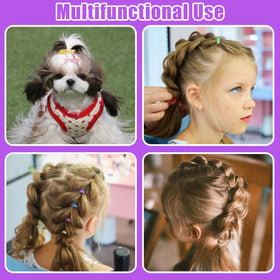 ProSuites elastics beside a coin showing scale for small baby-safe ties