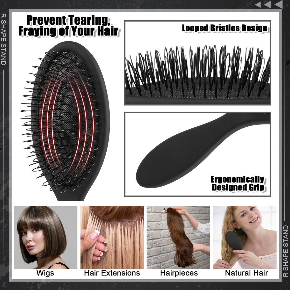 ProSuites wig displayed on stand in salon to preserve style and shape