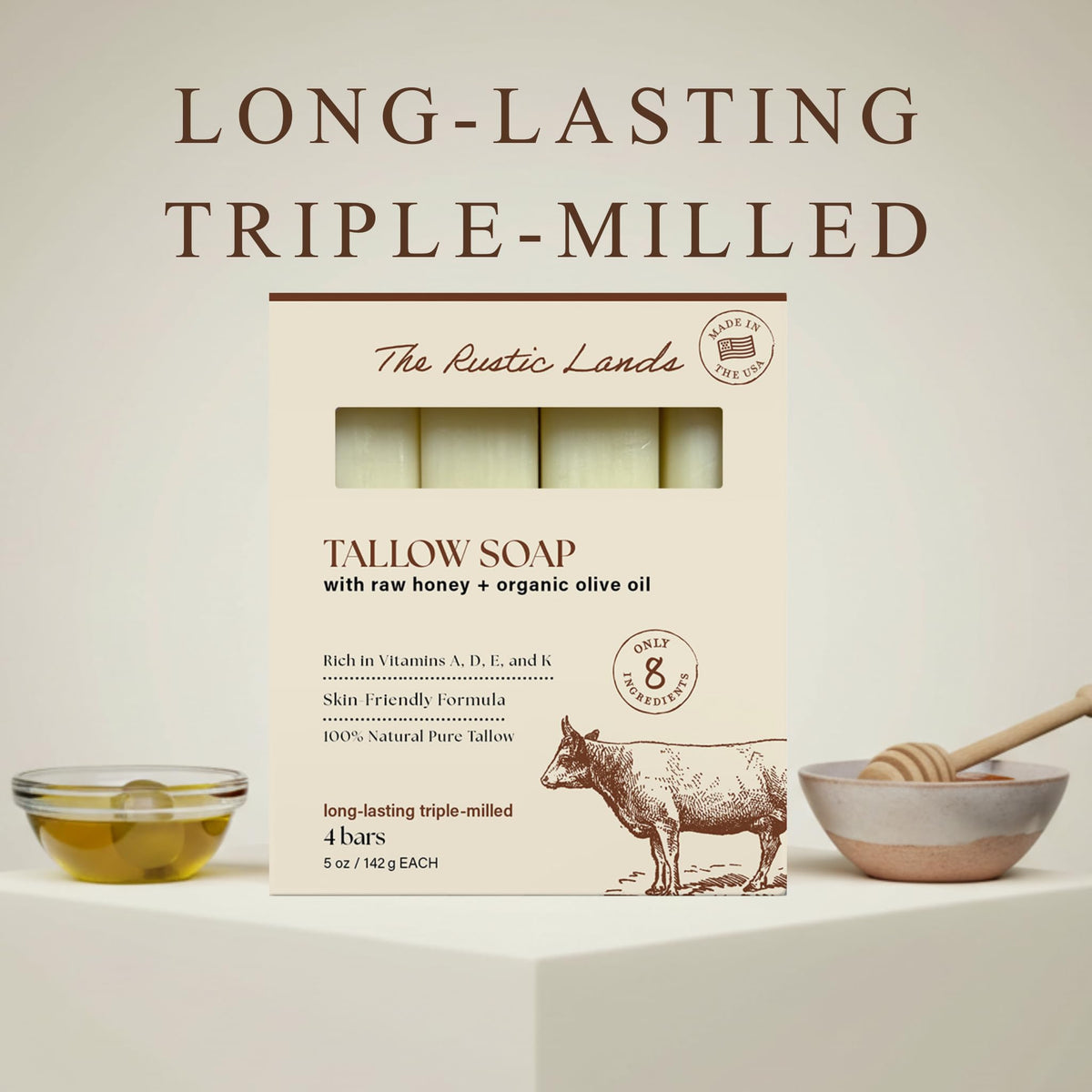 PROVENCE ESSENTIALS creamy foam lather on skin demonstrating rich moisturizing cleansing