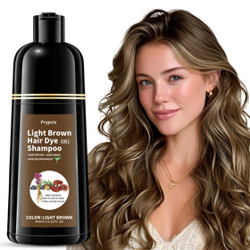 Prypvix front packaging showing light brown shampoo and benefits