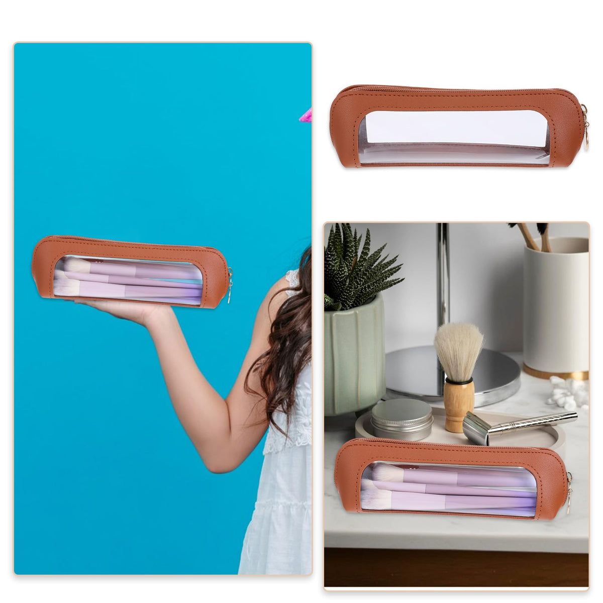 Psyqtsuary bathroom countertop styling showing organization and easy reach