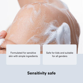 Public Goods shampoo bottle label close-up highlighting clean ingredients