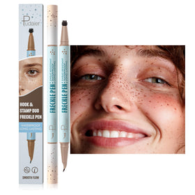Pudaier front view showing both dual-ended freckle pens, easy precise application