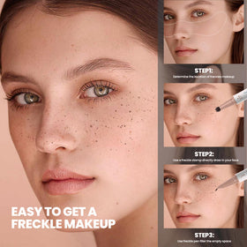 PUDAIER freckle stamp end detail for fast clustered freckle application benefit