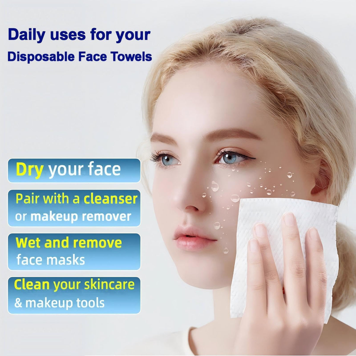 PUHPIG towel used for baby care showing gentle touch and hygiene benefit