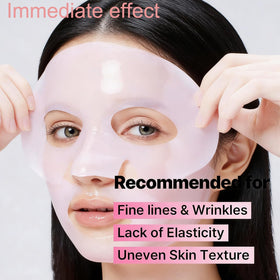 Puisa close-up hydrogel texture highlighting silky adherence