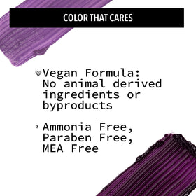 Pulp Riot Velvet 4oz tube next to ruler showing compact salon-friendly size and portability