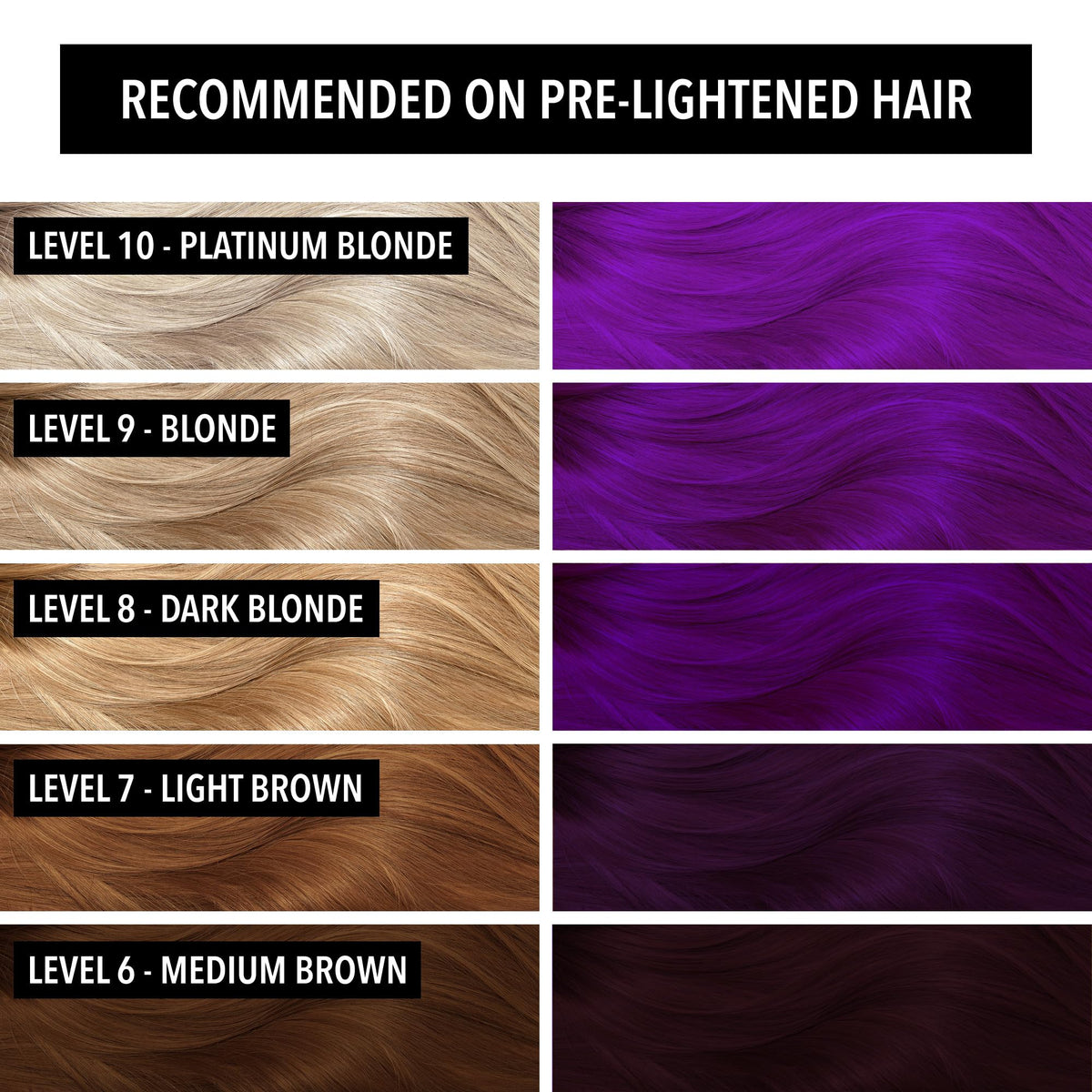Pulp Riot Velvet creamy purple texture swirl demonstrating rich blendability and shine